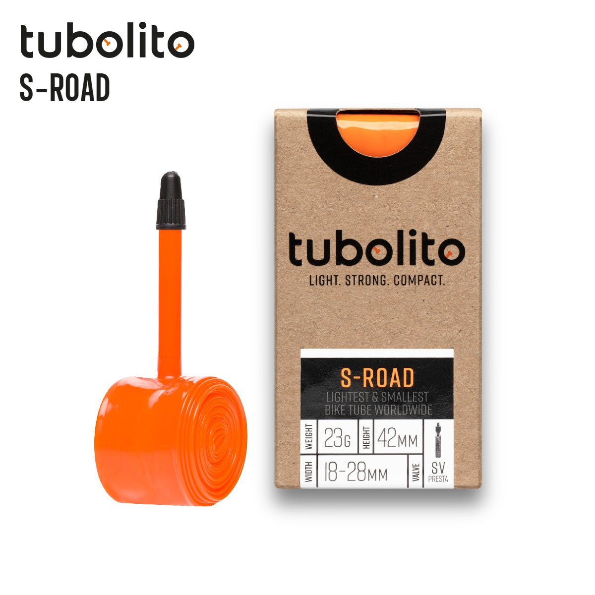 Tubolito S-Tubo Road Bike Super Lightweight Fast Rolling Inner Tubes for 18-28mm Tires