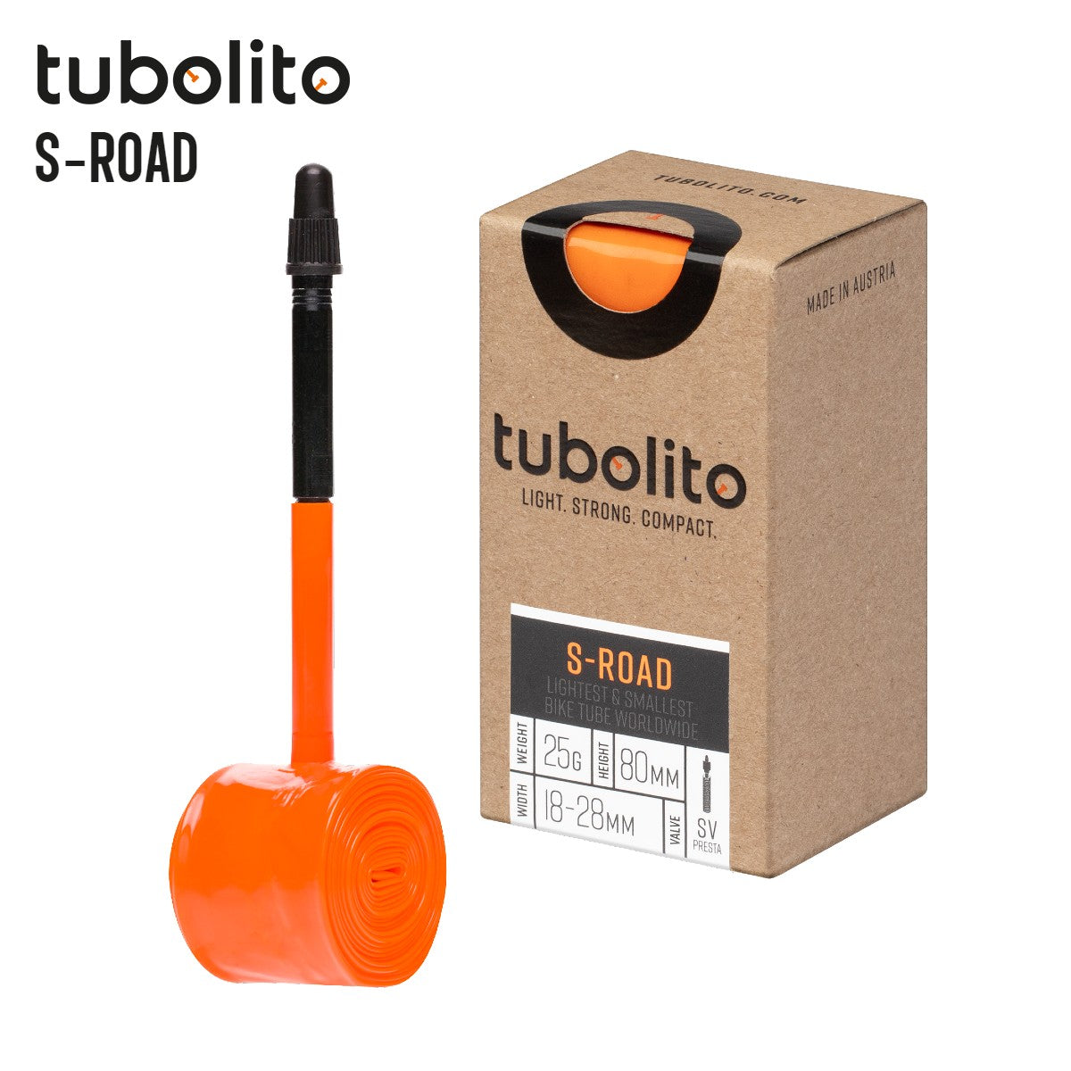 Tubolito S-Tubo Road Bike Super Lightweight Fast Rolling Inner Tubes for 18-28mm Tires