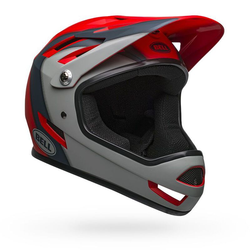 Bell Sanction Full Face Helmet - Red / Gray