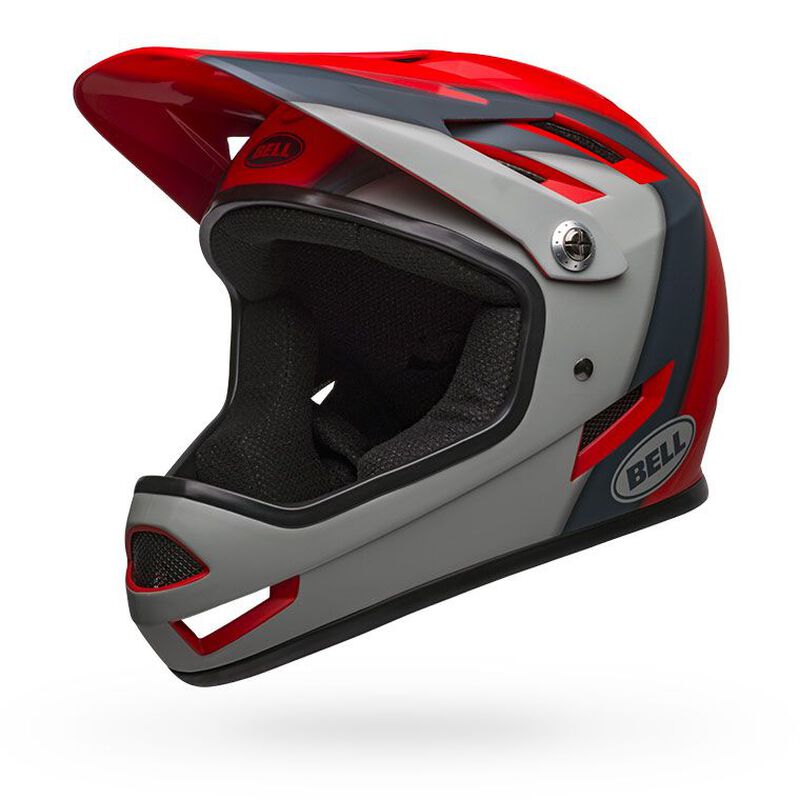 Bell Sanction Full Face Helmet - Red / Gray