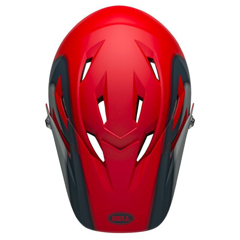 Bell Sanction Full Face Helmet - Red / Gray