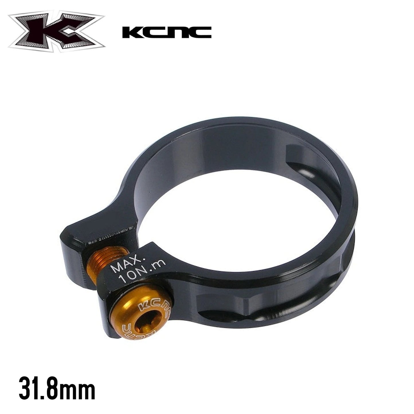 KCNC MTB Screw Seat Clamp - Black