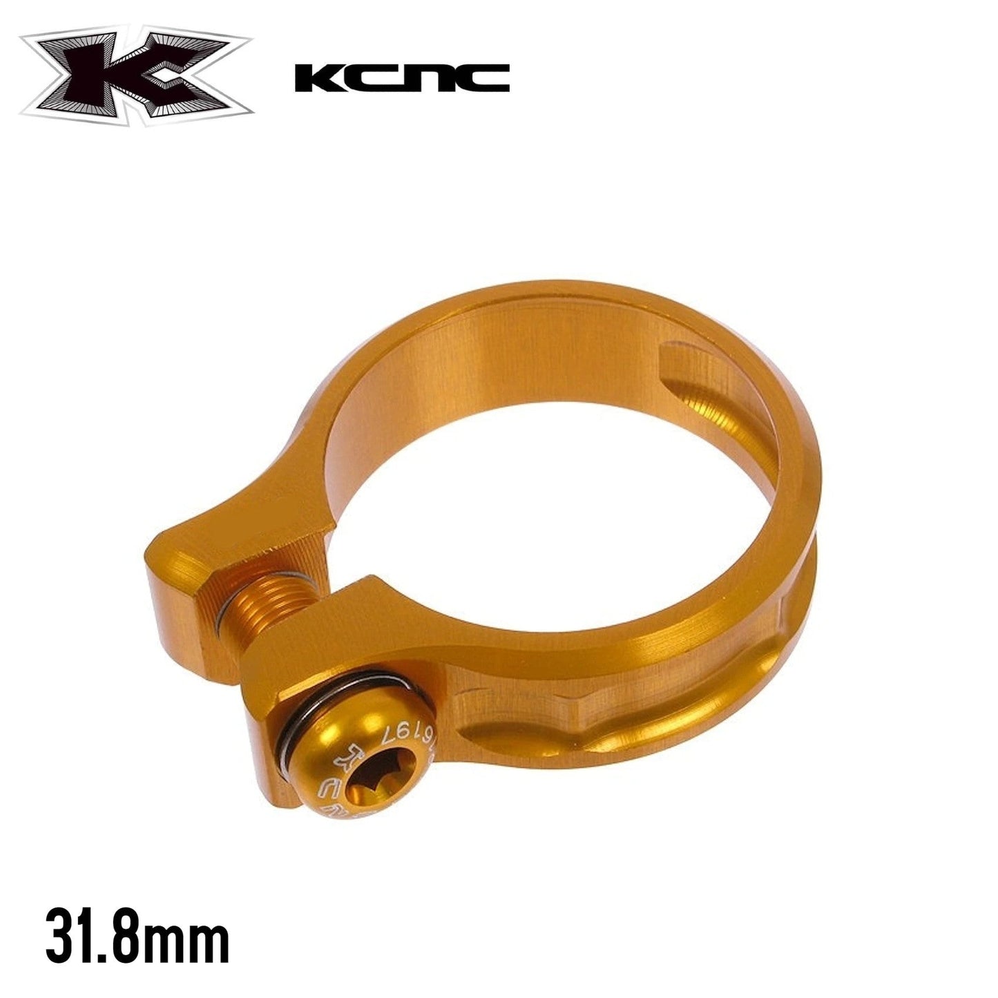 KCNC MTB Screw Seat Clamp - Orange