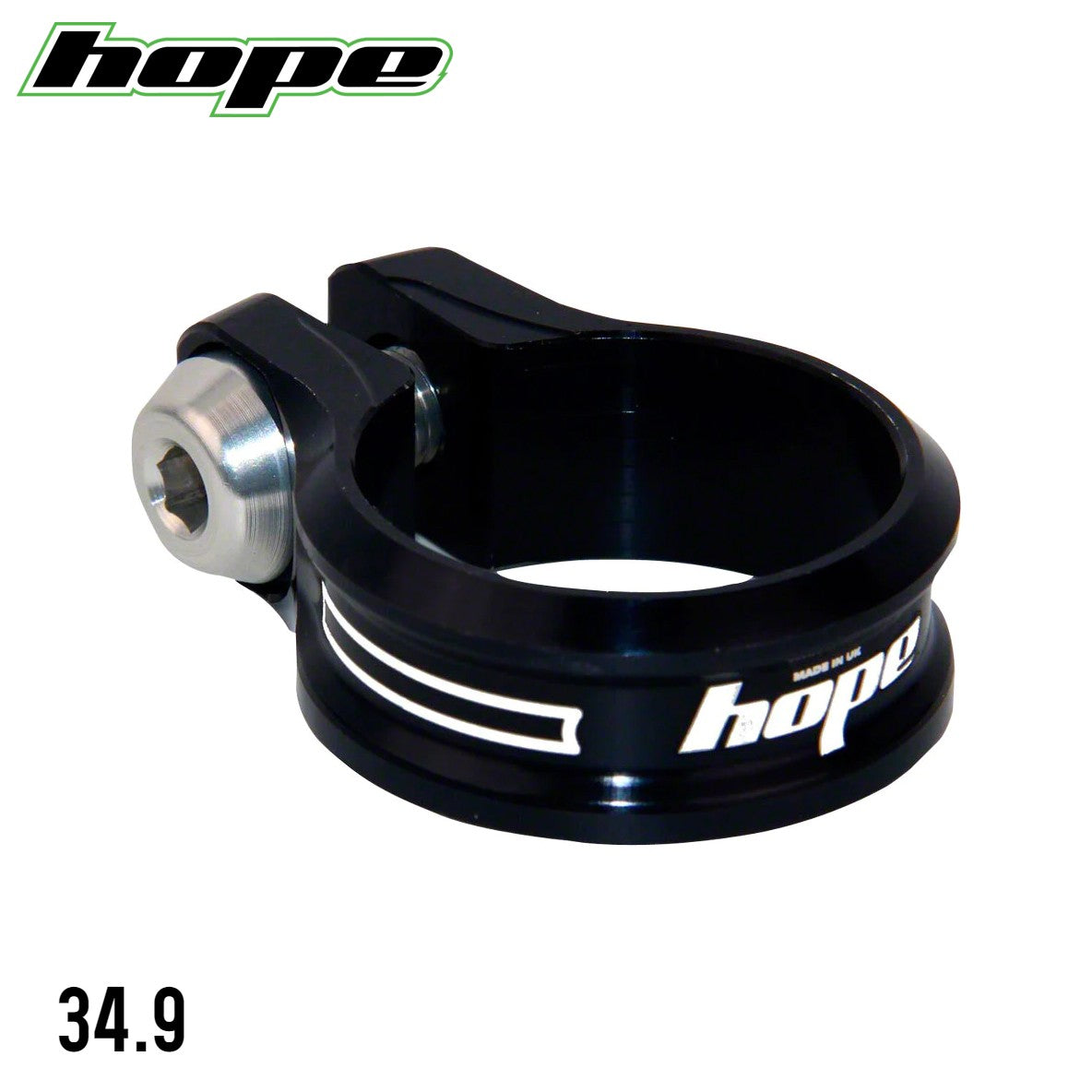 Hope Tech CNC Seat Clamp / Bolt - Black