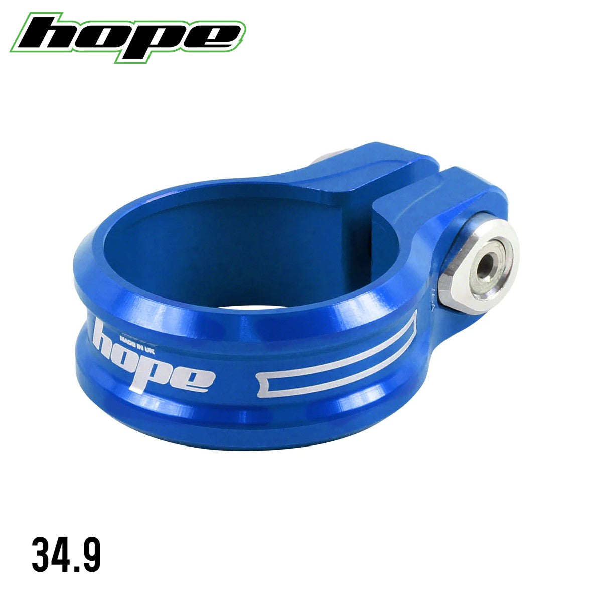 Hope Tech CNC Seat Clamp / Bolt - Blue