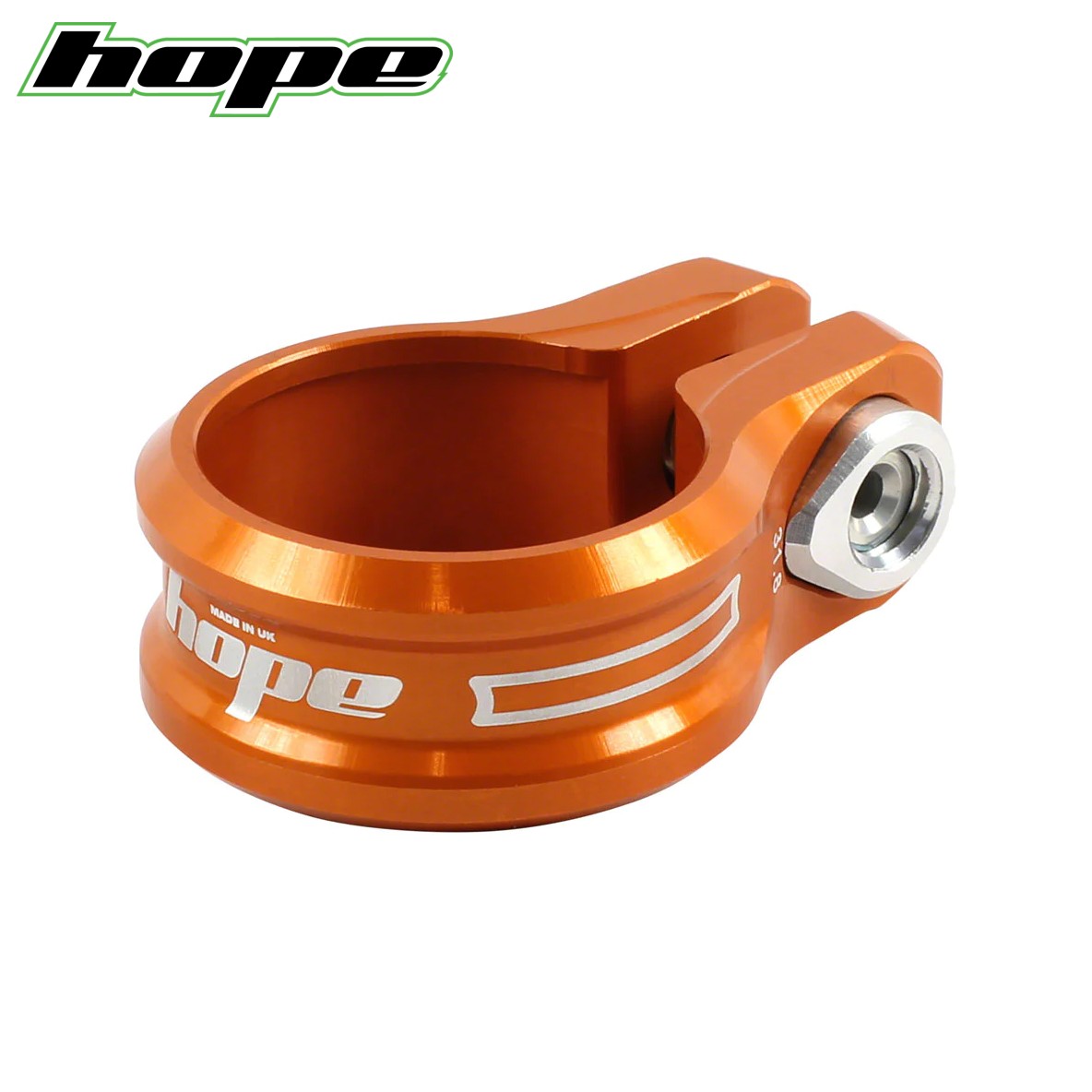 Hope Tech CNC Seat Clamp / Bolt - Orange