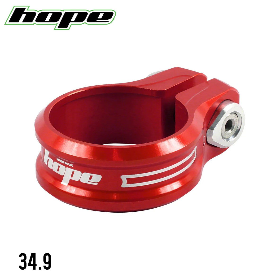 Hope Tech CNC Seat Clamp / Bolt - Red