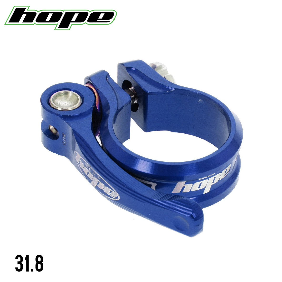 Hope Tech CNC Seat Clamp QR - Blue