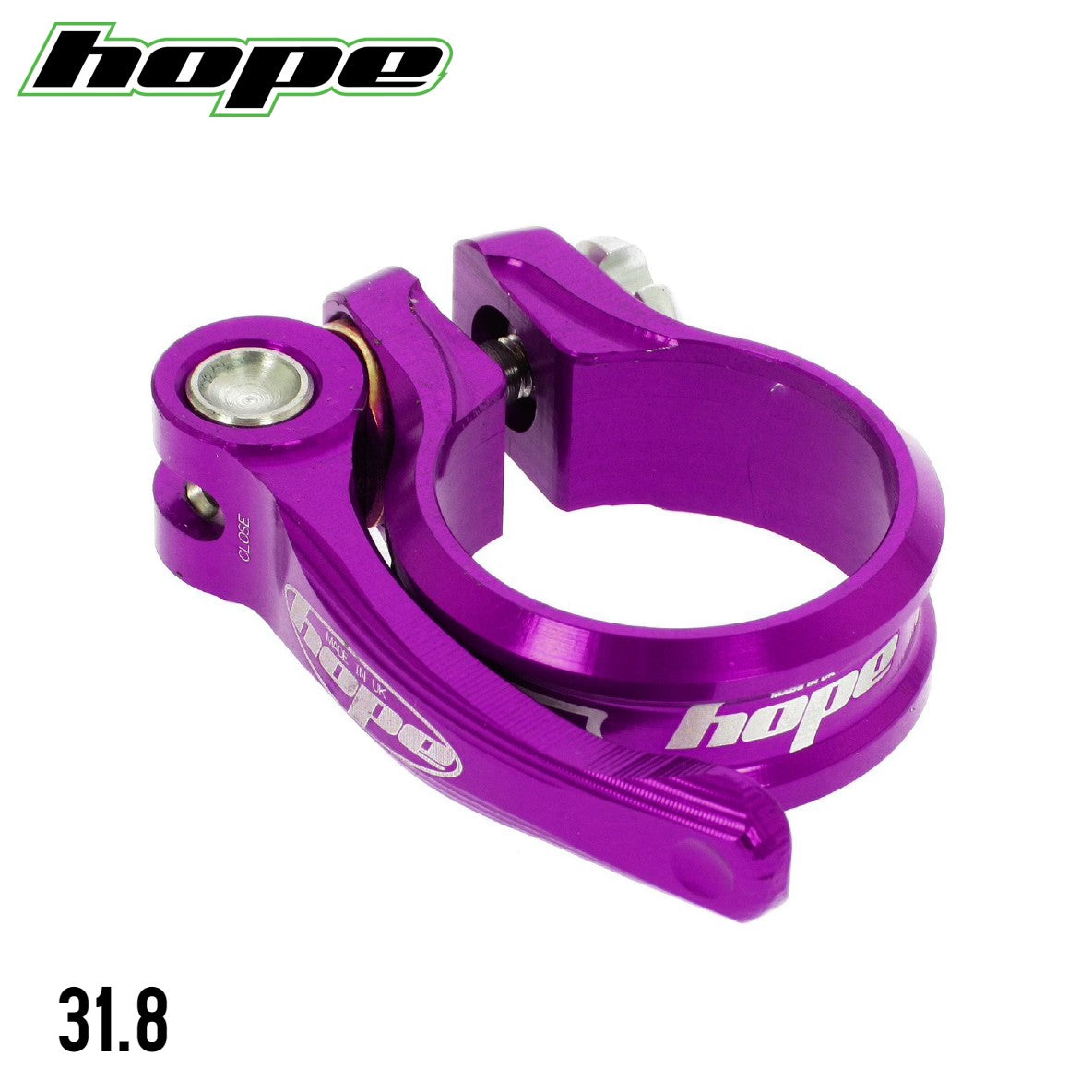 Hope Tech CNC Seat Clamp QR - Purple