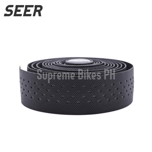 Seer 2.5mm Road Bar Tape (Grippy) - Black