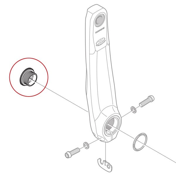 Shimano FC-M8100 Crank Arm Fixing bolt Y0J620000