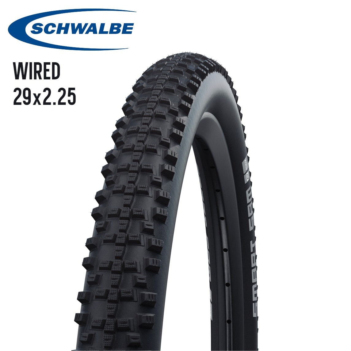 Schwalbe Smart Sam 29er All-Around MTB Tire Wire Bead - Black