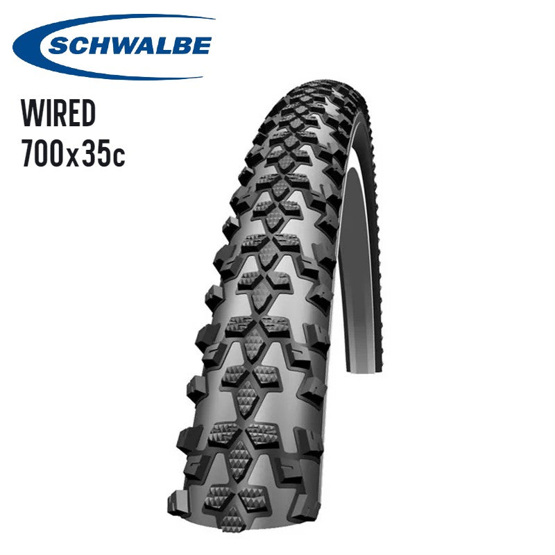 Schwalbe Smart Sam 700c All-Around Tire Wire Bead - Black Reflex