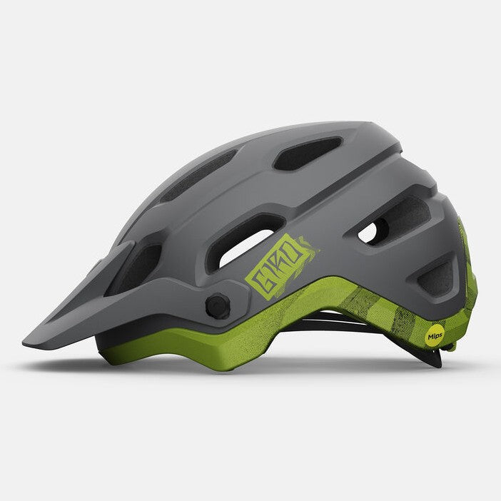 Giro Source MIPS Trail MTB Bike Helmet - Matte Metallic Black / Ano Lime