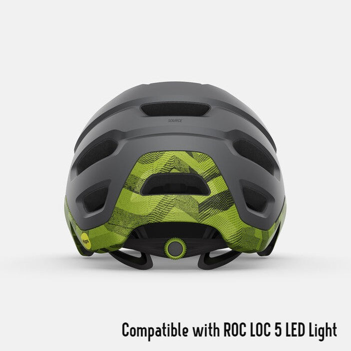 Giro Source MIPS Trail MTB Bike Helmet - Matte Metallic Black / Ano Lime