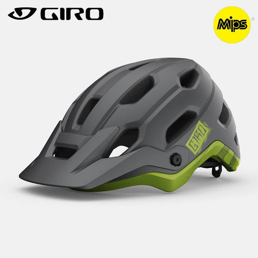 Giro Source MIPS Trail MTB Bike Helmet - Matte Metallic Black / Ano Lime