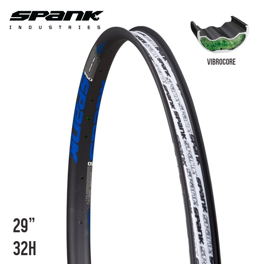 Spank 350 Vibrocore Bike Rim 27.5" - Black/Blue