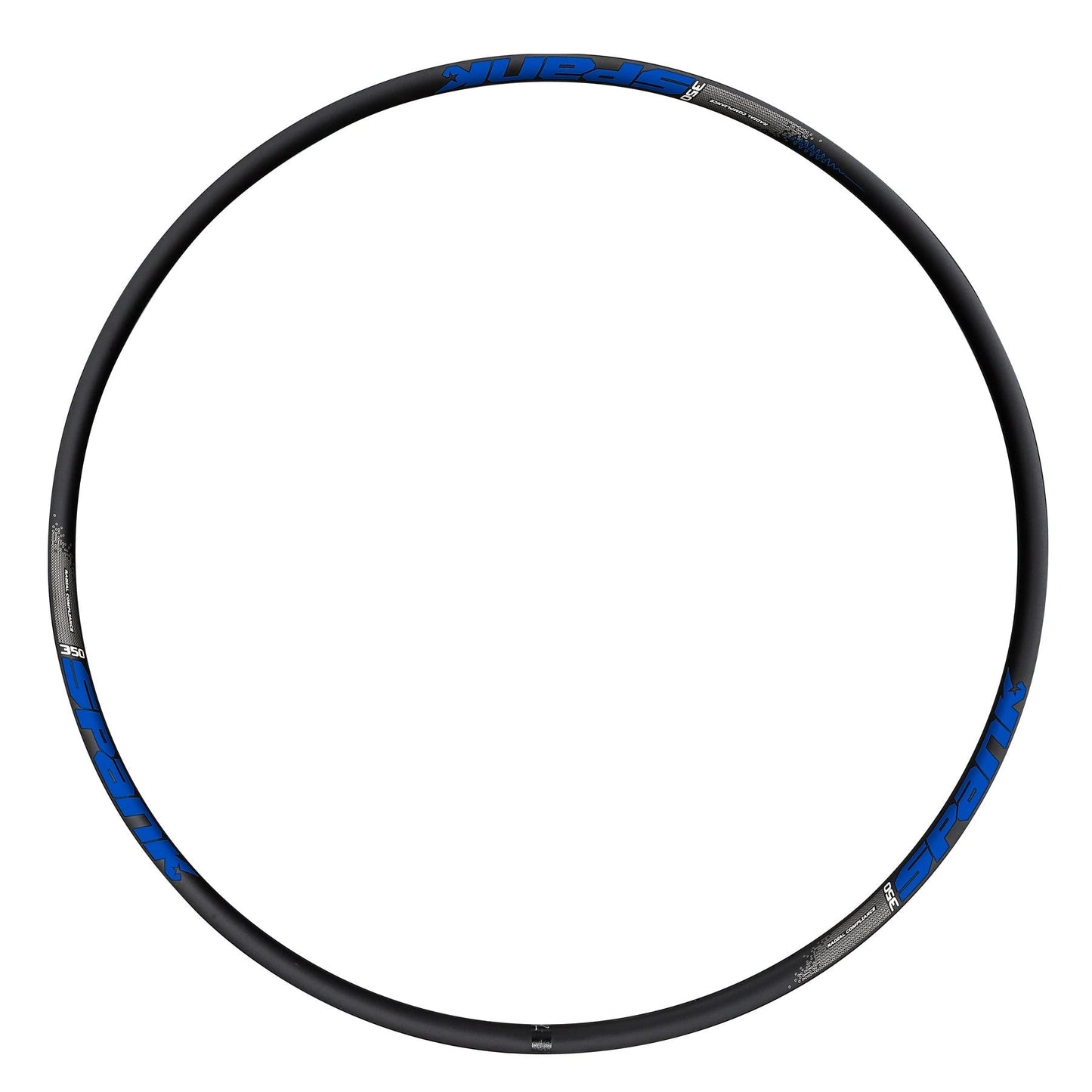 Spank 350 Vibrocore Bike Rim 27.5" - Black/Blue