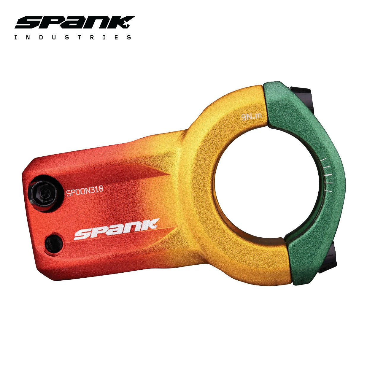 Spank Spoon 318 Stem - Rasta