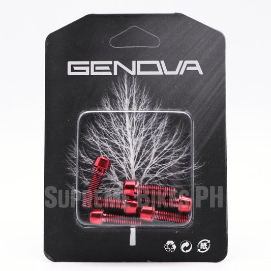 Genova Stem Bolts 6-pcs - Red