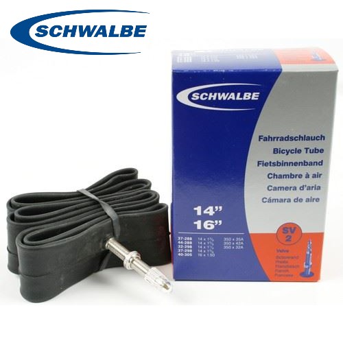 Schwalbe SV2 Folding Bike Inner Tube 14 16 inch