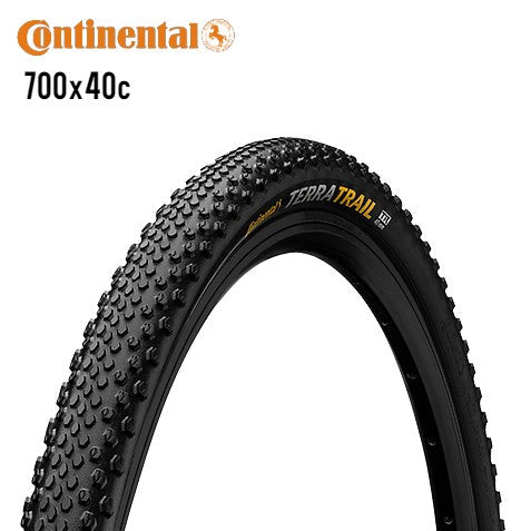 Continental Terra Trail Gravel Tire Tubeless Ready ShieldWall 700c - Black