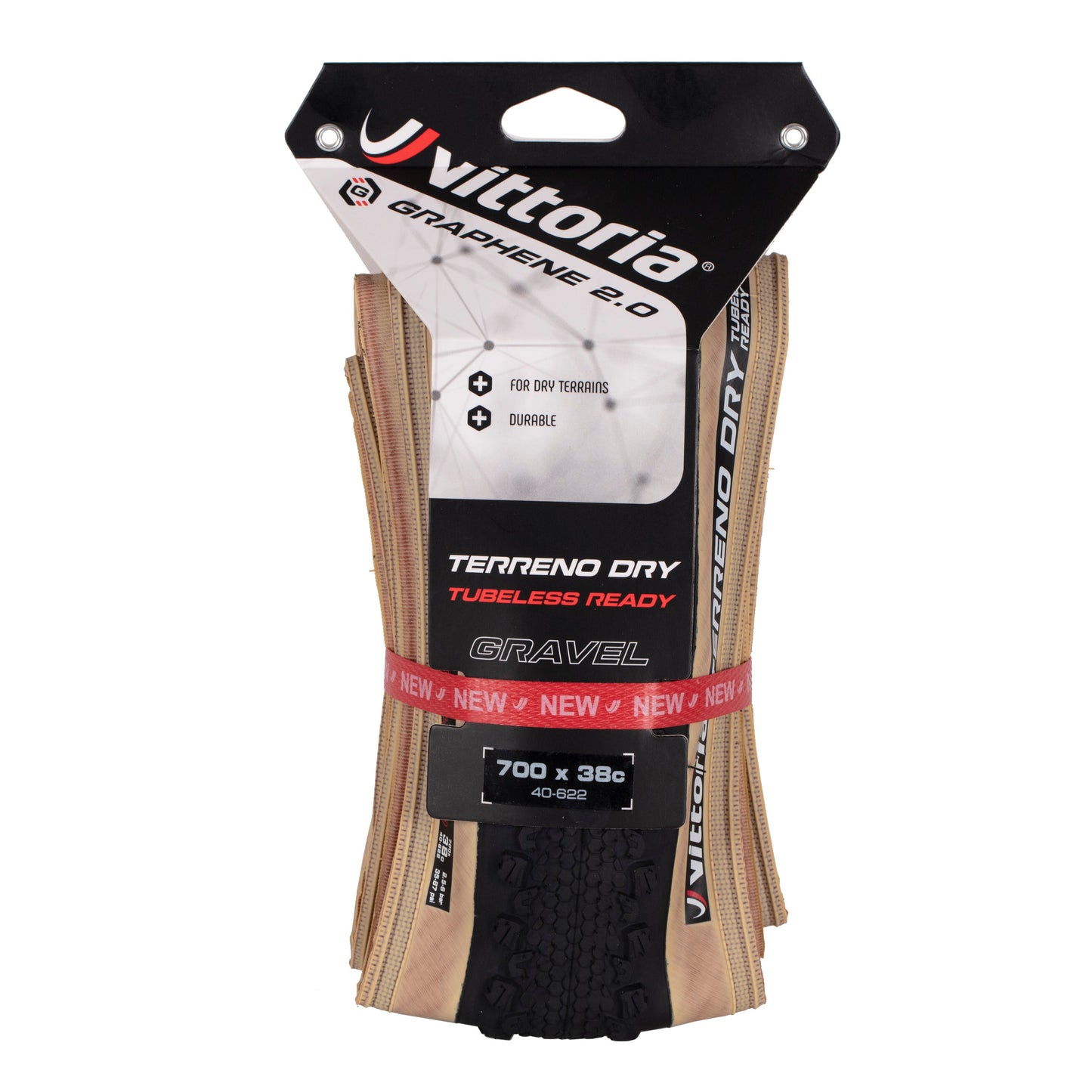 Vittoria Terreno Dry Gravel Tire 700c - Tan Wall