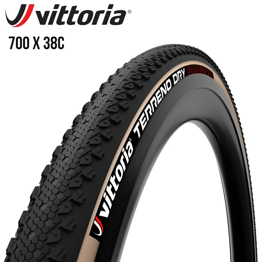 Vittoria Terreno Dry Gravel Tire 700c - Tan Wall