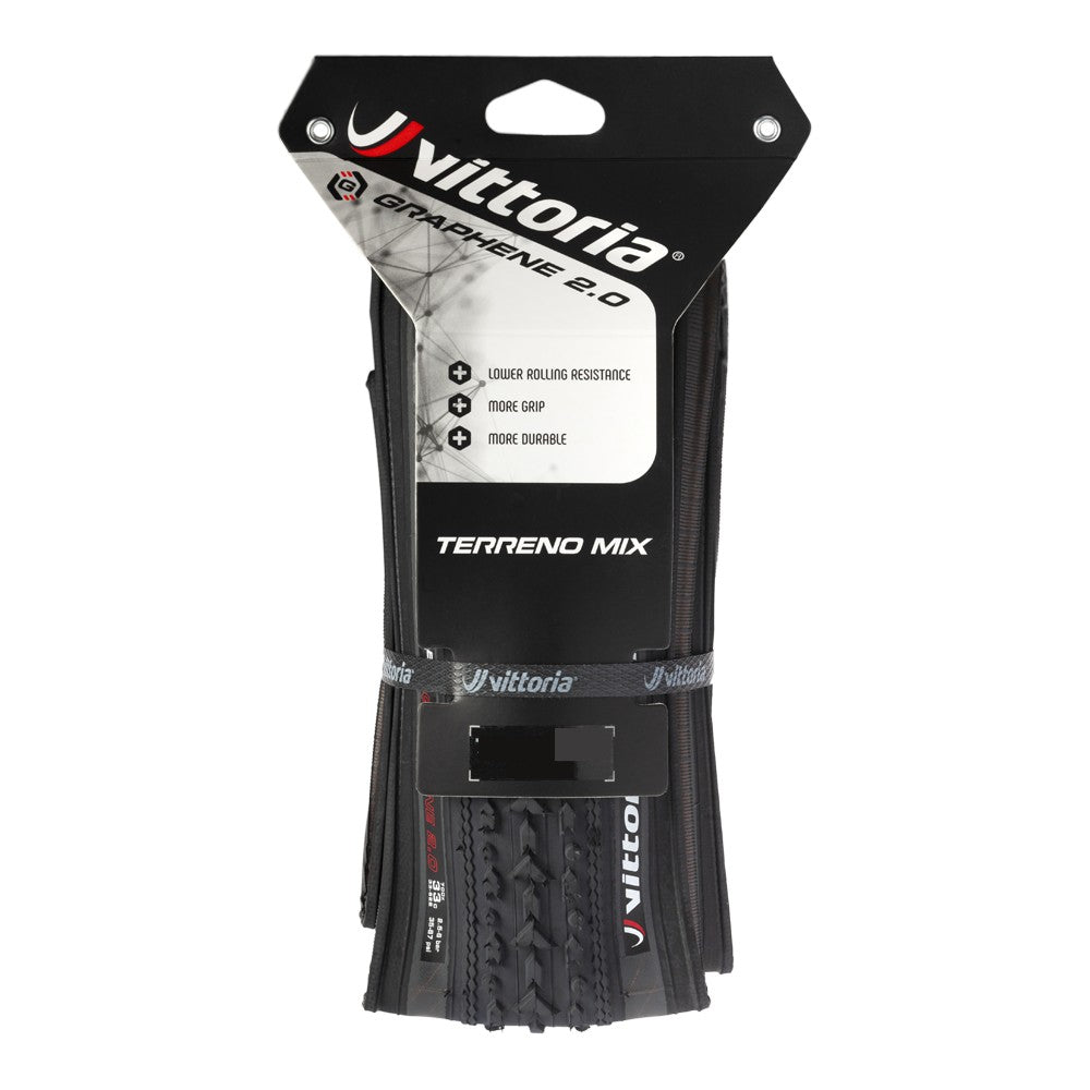 Vittoria Terreno Mix (Dry & Wet) Gravel Tire 700c - Anthracite / Black