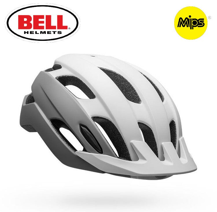 Bell TRACE MIPS Bike Helmet - White/Silver