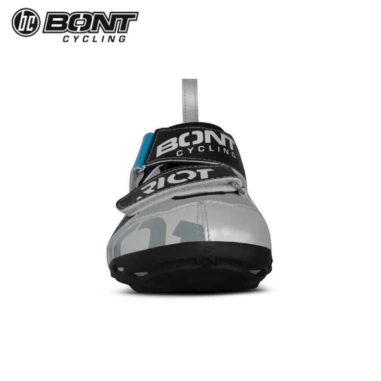 Bont Riot TR+ Carbon Composite Triathlon Road Cycling Shoes - Pearl Wh ...