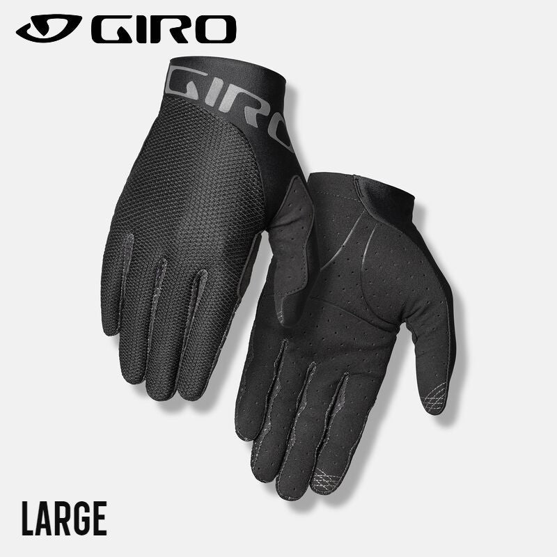 Giro Trixter Full Hand Bike Gloves Touchscreen Ready - Black