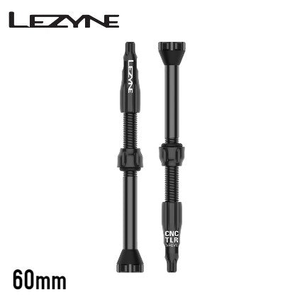 Lezyne CNC TLR Tubeless Valve with Integrated Valve Core tool - Black