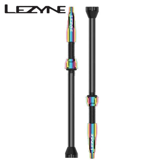 Lezyne CNC TLR Tubeless Valve with Integrated Valve Core tool - Neo Metallic