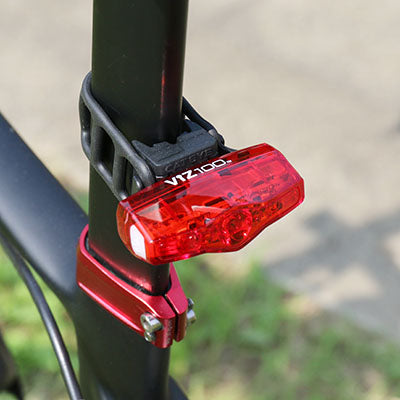 Cateye AMPP200 / VIZ100 Bike Headlight and Rear Tail Light Set