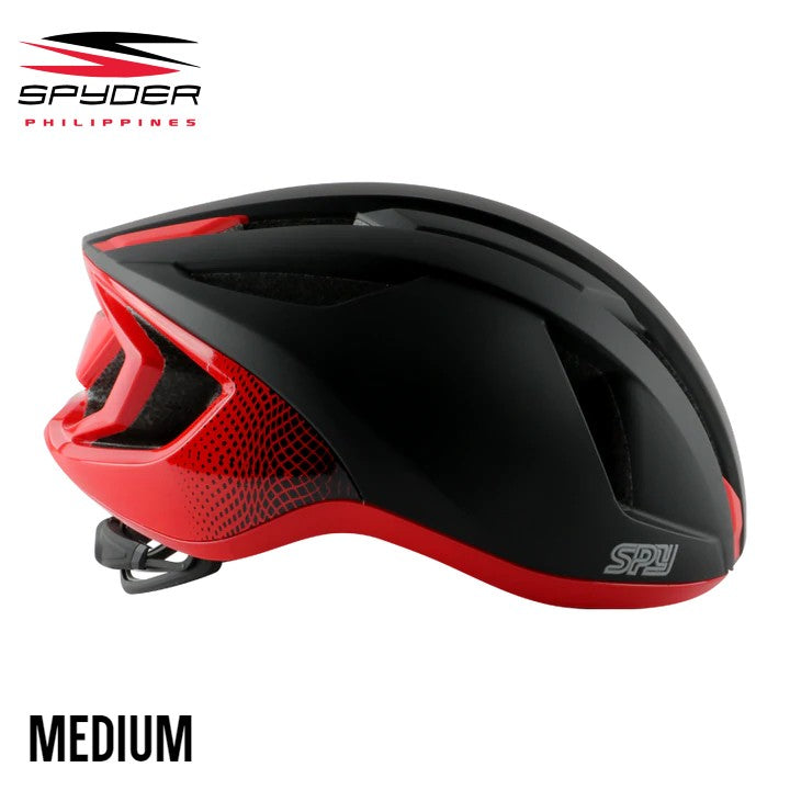 Spyder VORTEX Road Bike Helmet - Matte Black / Red