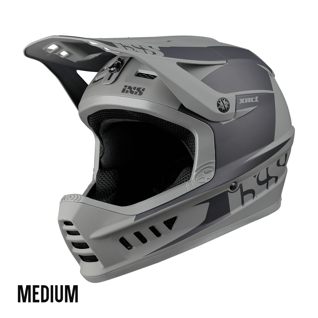 IXS Xact EVO Full Face MTB Helmet - Black Graphite