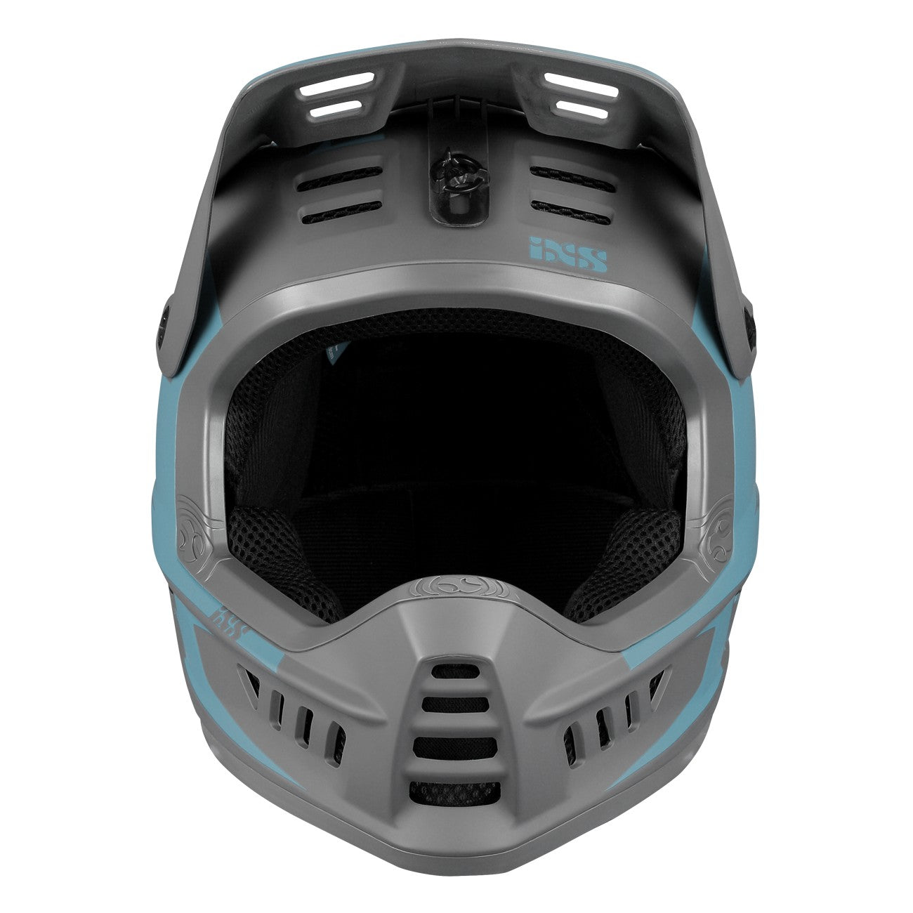 IXS Xact EVO Full Face MTB Helmet - Ocean Graphite