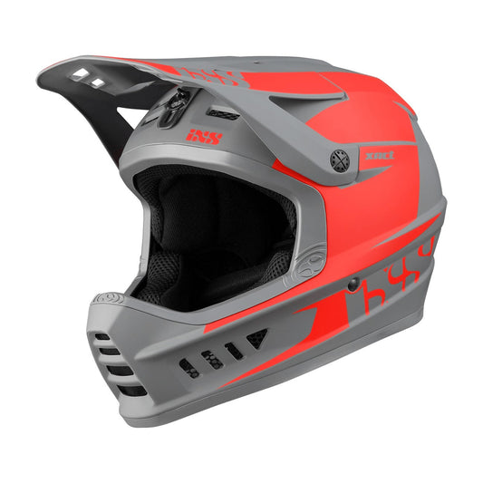 IXS Xact EVO Full Face MTB Helmet - Red Graphite