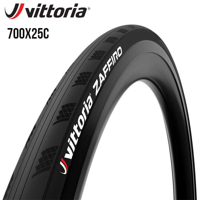 Vittoria Zaffiro Road Bike Tire (Wire Bead) - Full Black