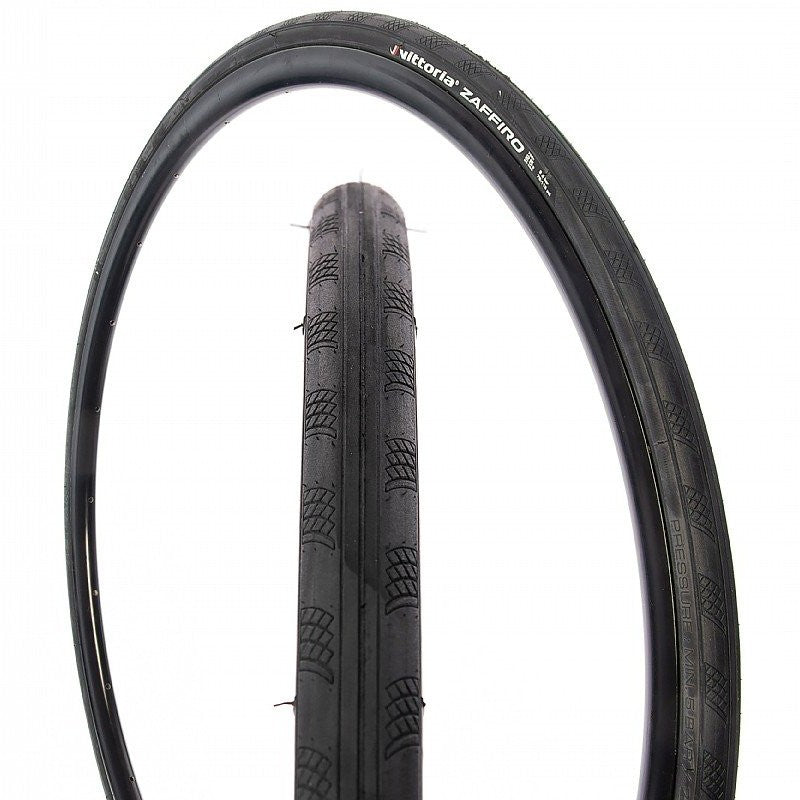 Vittoria Zaffiro Road Bike Tire (Wire Bead) - Full Black